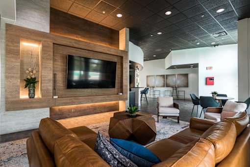Lounge With TV at CityView, North Kansas City