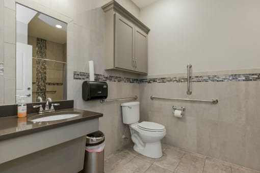 Master Bathroom at Prairie Pines Townhomes, Kansas, 66226