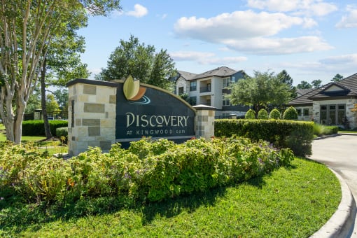 Property Signage at Discovery at Kingwood, Texas