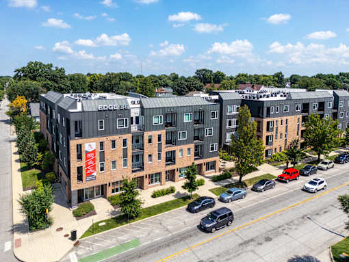 Aerial View of Property at Edge 35 Apartments, Indianapolis, Indiana