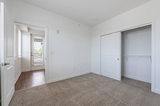 Closets In Bedroom at Edge 35 Apartments, Indianapolis, IN