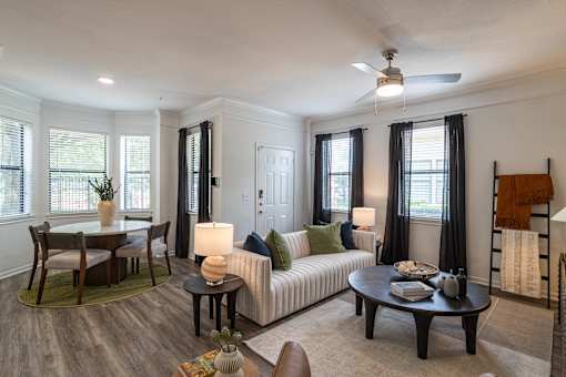 Living room with couch at Grand Villas at Cinco Ranch, Katy