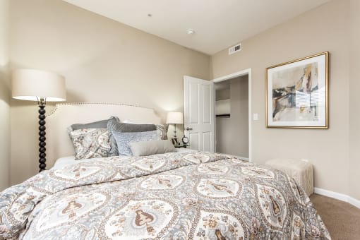 bedroom in apartment at The Greyson, Hilliard