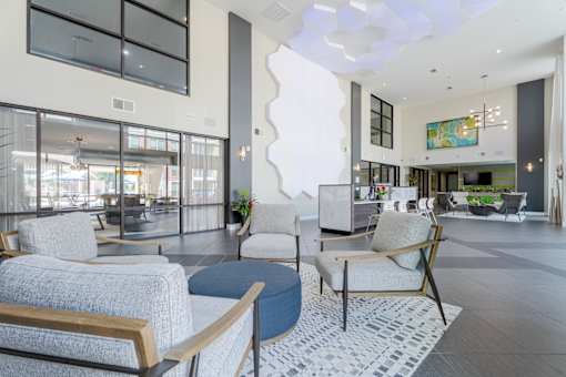 Lobby at Imperial Lofts, Sugar Land, 77498