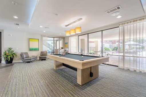 Pool Table at Imperial Lofts, Sugar Land
