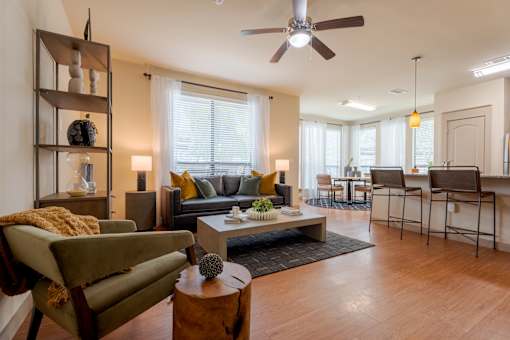 Living Room at Imperial Lofts, Texas, 77498