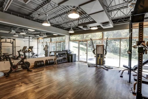 Two Level Fitness Center at The Boulevard, Roeland Park