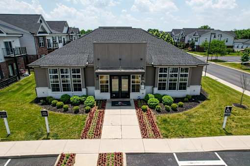 Drone View at Overland Park, Pickerington, OH, 43147