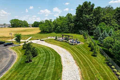 Lush Green Walking Trail at Overland Park, Pickerington, Ohio