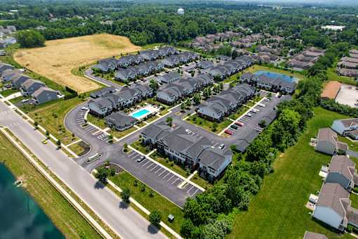 A bird's eye view at Overland Park, Pickerington, Ohio