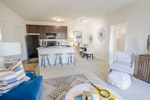 Living And Kitchen View at Overland Park, Pickerington, 43147