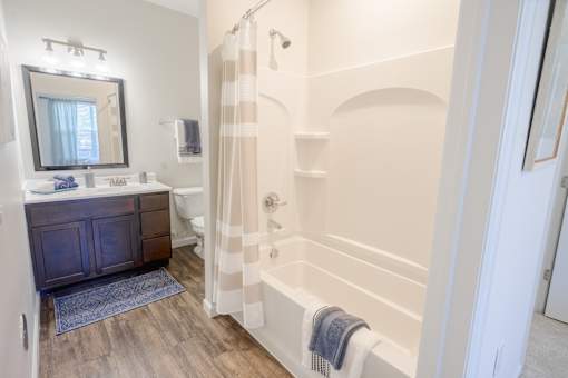 Bathroom With Bathtub at Overland Park, Pickerington, Ohio