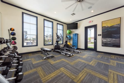 fitness center at Overland Park, Pickerington, OH, 43147