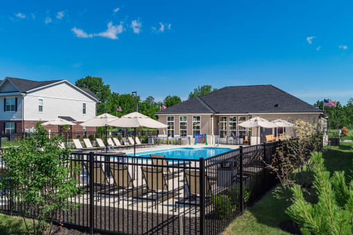 outside of pool area at Overland Park, Ohio, 43147