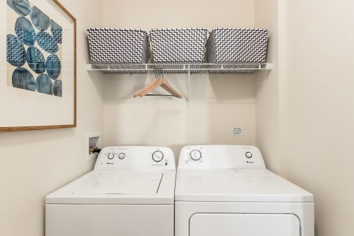washer and dryer units in apartment at Overland Park, Pickerington, OH, 43147