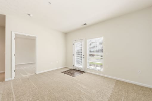 living room in apartment at Overland Park, Pickerington