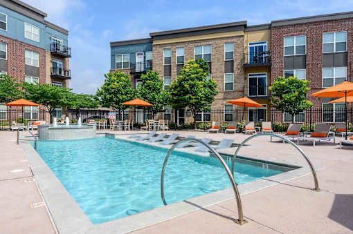 Sparkling Pool at Penn Circle, Carmel, IN