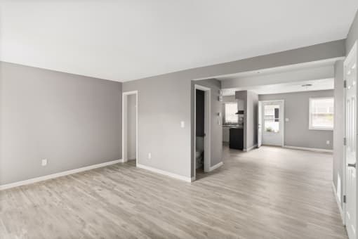 Spacious Living Area at Spring Creek Townhomes, Springfield, 62702