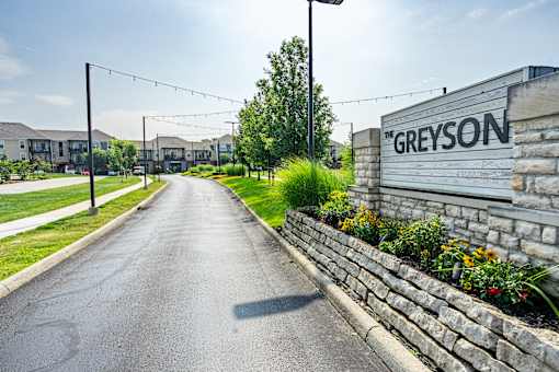 A street view at The Greyson, Ohio, 43026