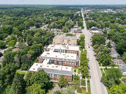 Aerial Community View at The MK, Indianapolis, Indiana