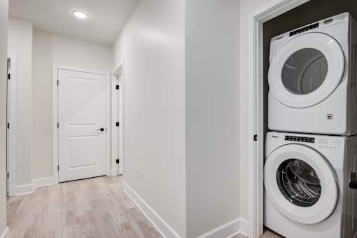 Washer Dryer In Unit at The MK, Indianapolis, 46220