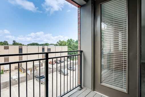 Spacious Balcony at The MK, Indiana