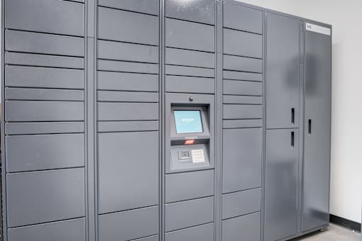 Package Locker at The MK, Indianapolis, Indiana