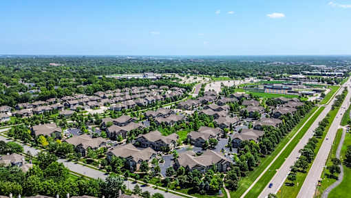 Property From Sky at Sovereign at Overland Park Apartments, Kansas