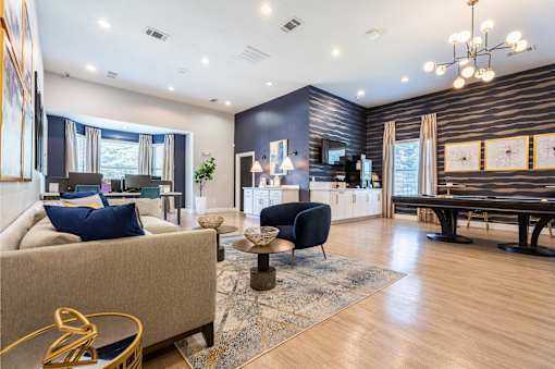 Specious Living area at Waterstone at Cinco Ranch Apartments, Katy Texas