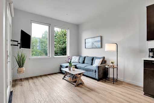The 72nd Apartments | Studio Living Area