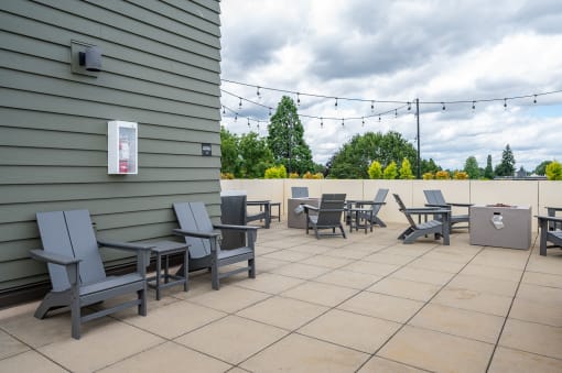 The Morgan| Rooftop Sitting Area