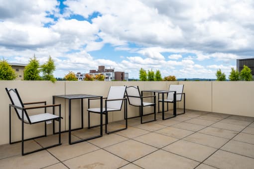 The Morgan| Rooftop Sitting Area