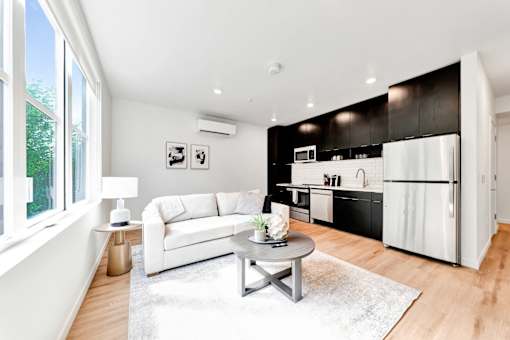 The Robert | Living Area & Kitchen