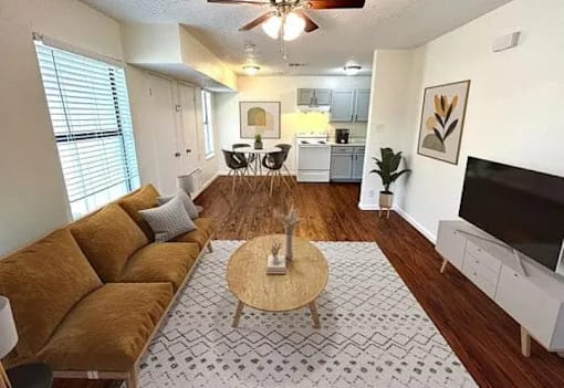 Living Room at Callaghan Heights, San Antonio, 78228