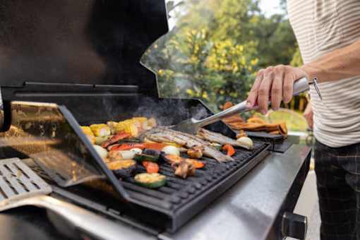 BBQ area at Callaghan Heights, San Antonio, 78228