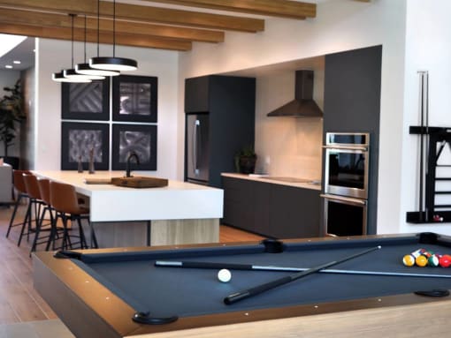 Pool Table View at The Hub, California, 92131