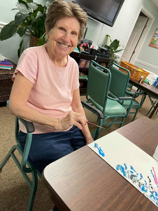 Painting Activity at Hibiscus Court, Melbourne, FL