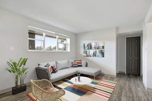 Living Room at Xanadu Apartment Homes, Aurora, CO