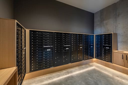 Package Locker at The Audubon New Haven, Connecticut