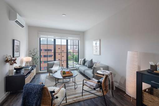 Modern Living Room at The Audubon New Haven, New Haven, Connecticut