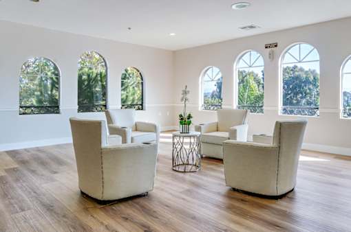 Community lounge at Azure Point at Encinitas - 55+ Active Adult Apartments, Encinitas, CA, 92024