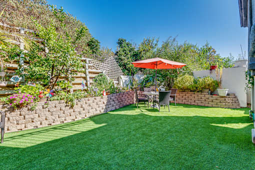 Backyard at Azure Point at Encinitas - 55+ Active Adult Apartments, Encinitas, CA