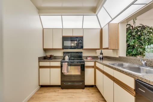model kitchen in apartment