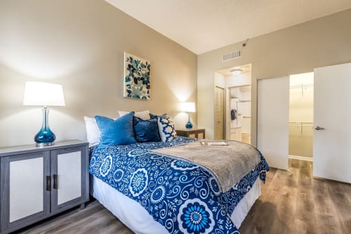 the preserve at ballantyne commons bedroom with ensuite bathroom