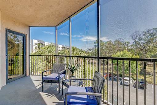 Balcony at Park Tower - 55+ Active Adult Apartments, Lauderhill, FL