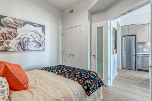 Bedroom With Closet at Southpark, Alberta, T6E 3S3