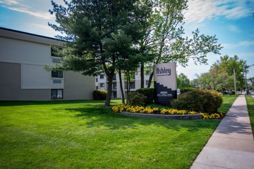 Ashley Apartments Main Signage Photo