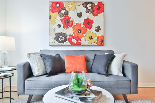 Weldon Townhome Living Area
