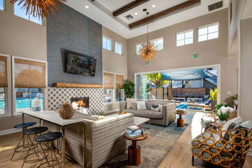 Cape May Clubhouse View to Outdoor Patio