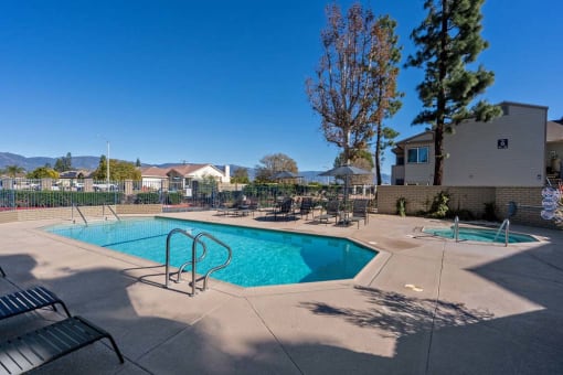 a swimming pool at Aspire Rialto, California